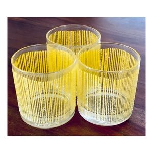 vintage GEORGES BRIARD ICICLE ROCKS GLASSES (3)